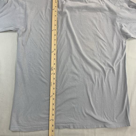 Fox Racing Center Logo Blue Short Sleeve T-Shirt Vintage Y2K, Size XL - Picture 9 of 10